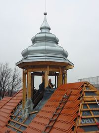 Kirchturmspitze aus Titanzink